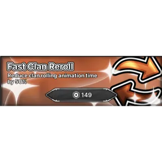 fast clanreroll - Jujutsu Zero