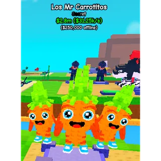 Plants Vs Brainrot - los mr carrotitos ( 31k/s ) secret