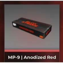 mp-9 anodized red - BloxStrike
