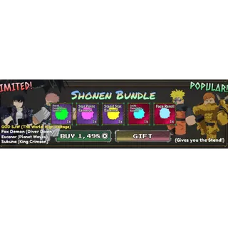 shonen bundle - Bizarre Lineage