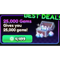 25000 gems - Anime Vanguards