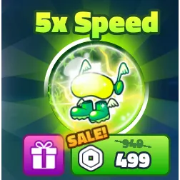 5x speed - SpongeBob Tower Defense