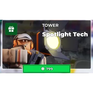tower spotlight tech - Tower Defense Simulator