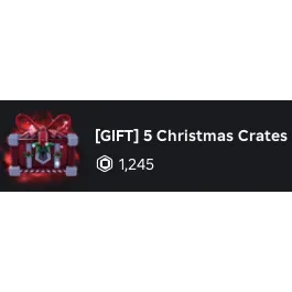 5x christmas crate - fish it