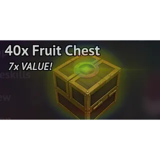 40X FRUIT CHEST - GRAND BLUE