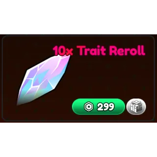 Summon Heroes  -  10x trait reroll