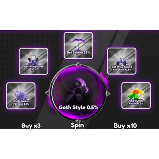 Baddies - GOTH SPIN 10X