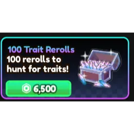 100 trait rerolls - Anime Vanguards
