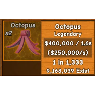 2x octopus ( legendary )  - Hatch A Pet 