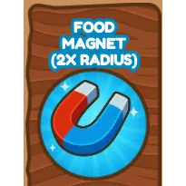 food magnet (2x radius) - Be Dino