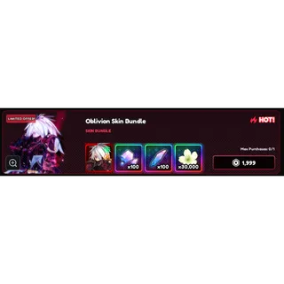 OBLIVION SKIN BUNDLE - ANIME VANGUARDS