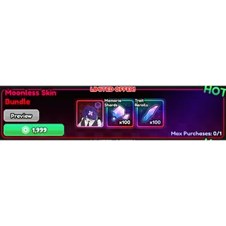 moonless skin bundle - Anime Vanguards