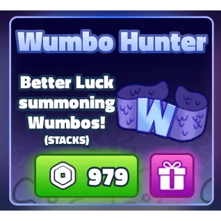 WUMBO HUNTER - SpongeBob Tower Defense