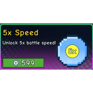 5x speed - Brainrot Tower Defense