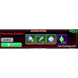 moonless bundle 1 - Anime Vanguards