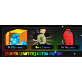 Ultra pack [ super limited ] - rob it