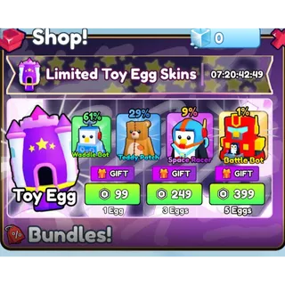 KNOCKOUT - TOY EGGS 5X