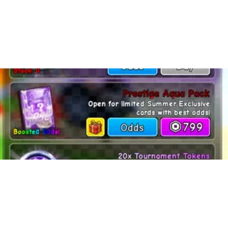 SPIN A SOCCER CARD - PRESTIGE AQUA PACK (x1)