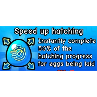 speed up hatching  - Build a Zoo