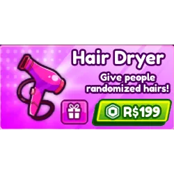 Baddies - hair dryer