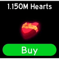 1.150m hearts - Anime Fighting Simulator Endless