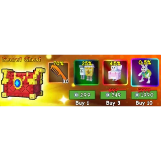 secret chest 10x - Brainrot Tower Defense
