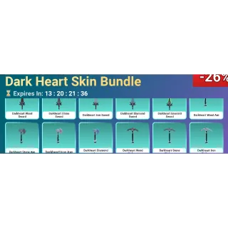 BEDWARS - dark heart skin bundle