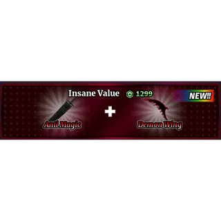 anti magic ,  demon wings - Sailor Piece