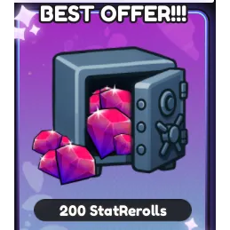 200 stat rerolls - Universal Tower Defense