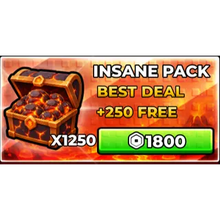 Kick a Lucky Block - insane pack 2500 ( +500 free )