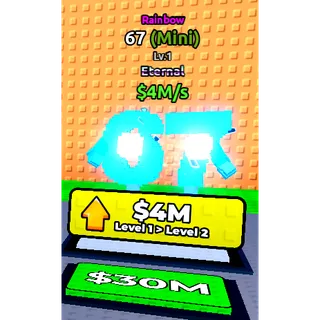 Murder Mystery For Brainrots  -  rainbow 67 ( mini )