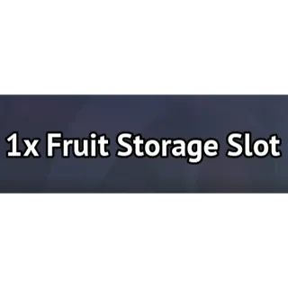 1X FRUIT STORAGE SLOT - GRAND BLUE