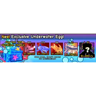 Catch And Tame - exclusive underwater egg 10x