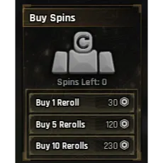 20x Rerolls  - the forge