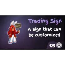 trading sign  -  Grand Piece Online