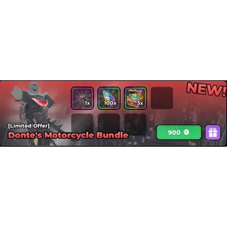Anime Warriors III - DONT'S MOTORCYCLE BUNDLE