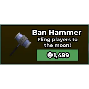 ban hammer - steal a brainrot