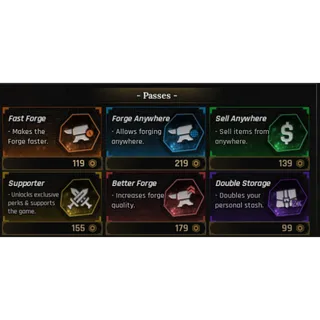 passes bundle - the forge