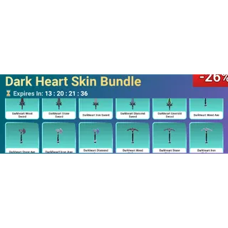 BEDWARS - dark heart skin bundle