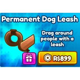Baddies - permanent dog leash