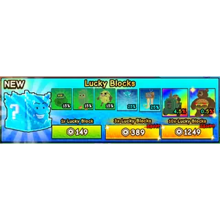 lucky block 10x Escape Tsunami For Brainrots!