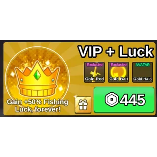 vip + luck - fish it