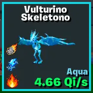 Aqua Vulturino Skeletono 3 Traits