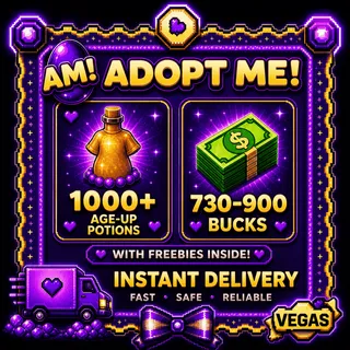 1000+ Age-Up Potions, 730K-900K Bucks [Adopt Me Account]