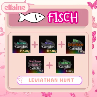 5 mutated Cathulith/Cathulid - LEVIATHAN HUNT
