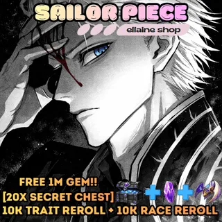 Yamato/Vergil [free 1M Gems + 10k Trait Reroll + 10k Race Reroll] - Sailor Piece