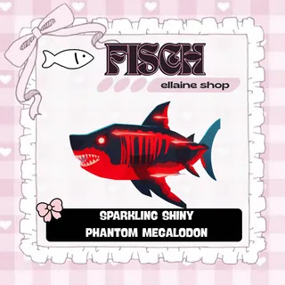 10x Sparkling Shiny Phantom Megalodon
