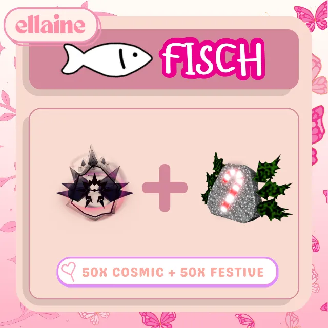 50X COSMIC RELIC + 50X FESTIVE RELIC - BUNDLE - Fisch Game Item - Gameflip