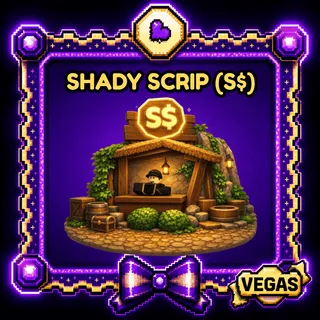 🪙 35,000 Shady Scrip (S$) (Bazaar Currency) (COVERED TAX) | Via Trading Plaza