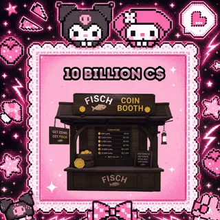 🪙 10B/10,000,000,000 COIN (MONEY) (C$) (Covered Tax) | Via Booth